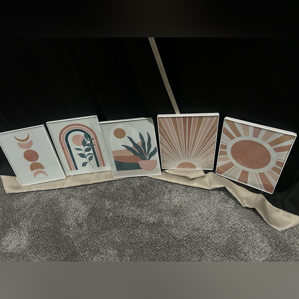 Asthetic framed wall art